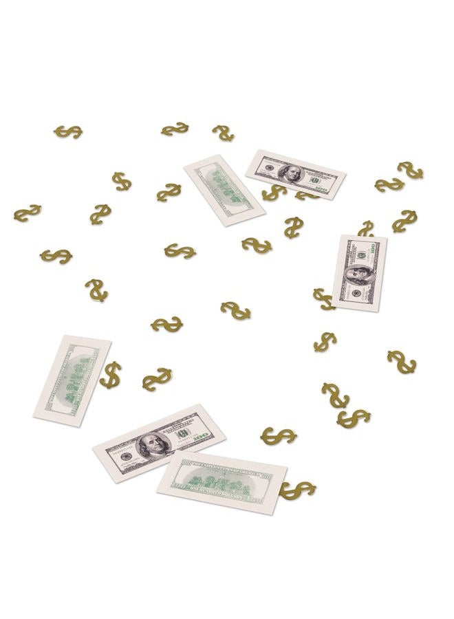 Beistle Big Bucks Print-Fetti Party Accessory (1 count) (.5 Oz/Pkg) - Image 3