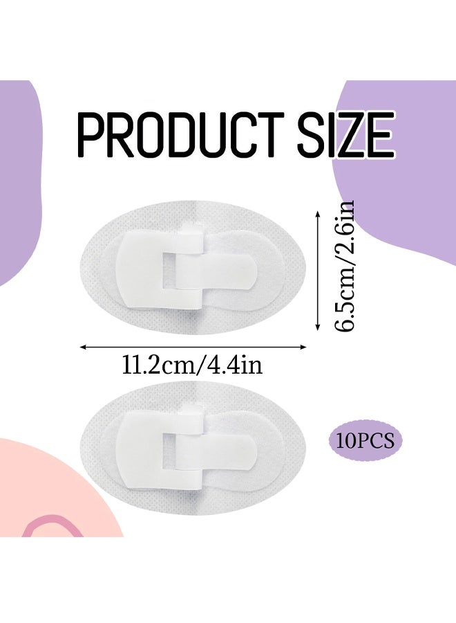 10PCS Catheter Leg Bag Holder Breathable Catheter Leg Bag Straps Adhesive Catheter Leg Bag Holder Sticker Catheter Stabilization Device for Stat Lock for Urinary Catheter Universal Fixing Bands - Image 2