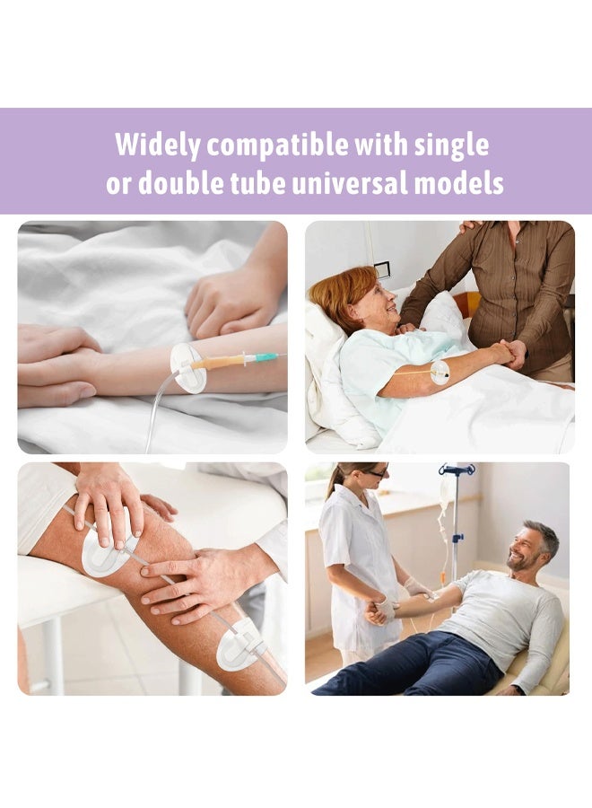 10PCS Catheter Leg Bag Holder Breathable Catheter Leg Bag Straps Adhesive Catheter Leg Bag Holder Sticker Catheter Stabilization Device for Stat Lock for Urinary Catheter Universal Fixing Bands - Image 5