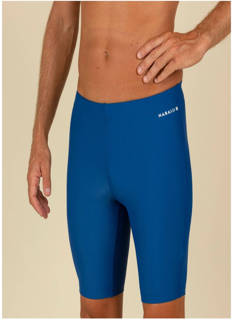 NABAIJI NABAIJI by DECATHLON, Men Swimming Jammer with Inner Mesh Lining 100 Basic Flexible & Secure Blue  - Image 1
