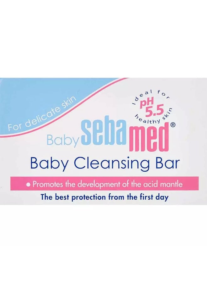 Sebamed Baby Cleansing Bar, 100% Soap Free, Mild Body Cleansing Bar 150gms - Image 3