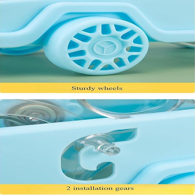 Small Gerbil Exercise Wheel Light Green ABS Plastic Pet Running Toy - Image 4