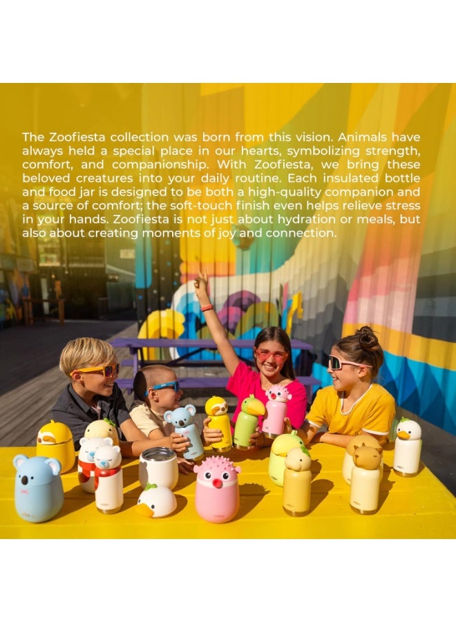 Utilife Zoofiesta Kids Water Bottle - Koala Design - Leak-Proof & BPA-Free - Image 5