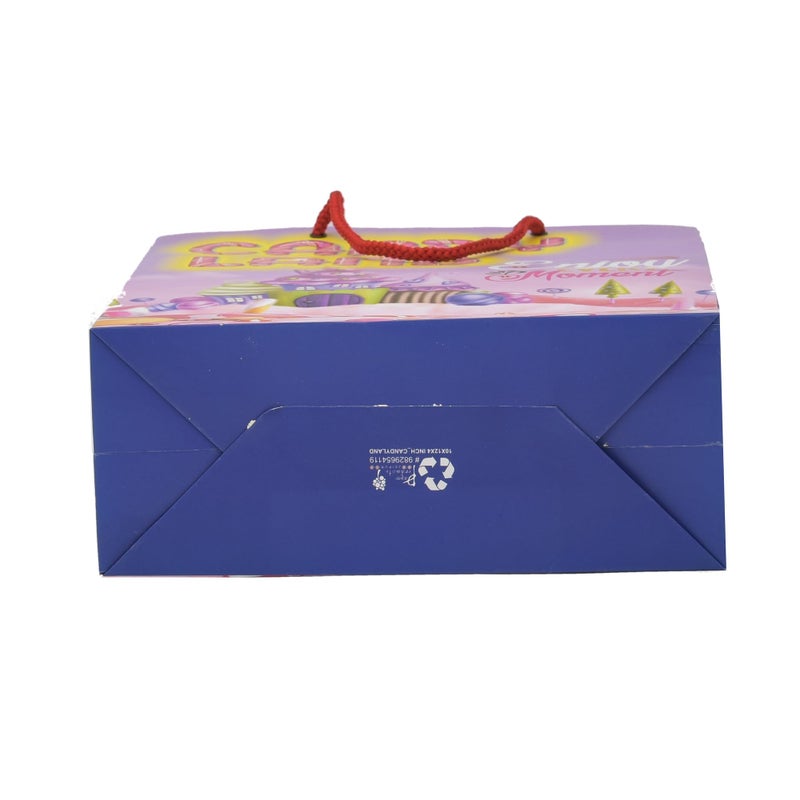 PPJ ® -CANDY LAND THEME THANK YOU BIRTHDAY PARTY (10 Pcs.) PAPER CARRY BAG, 10 Inch X 12 Inch X 4 Inch RETURN GIFT/HAPPY BIRTHDAY/RETURN GIFTS/GIFTS/GIFT BAGS/GIFT COVERS(Pack of 10) - Image 4