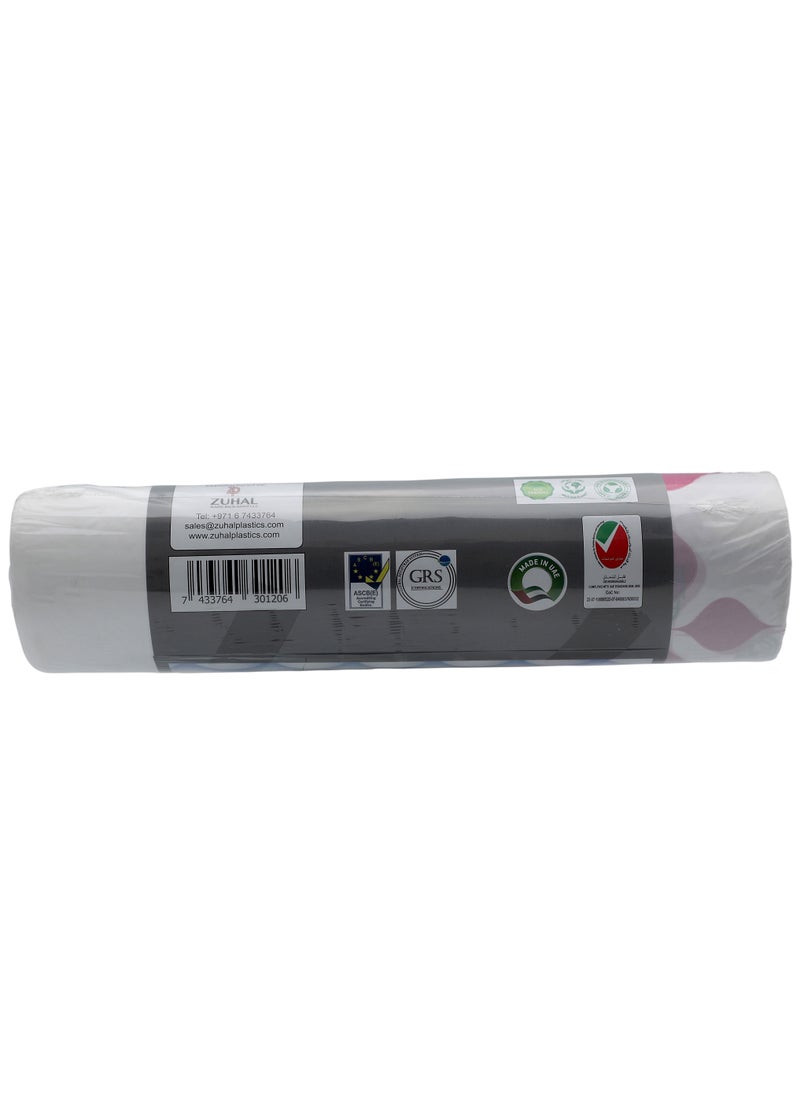 ZUHAL Zuhal Premium Quality Disposable Cover Perforated Plastic Sufra Roll - 120 cm X 120 cm  - Image 3