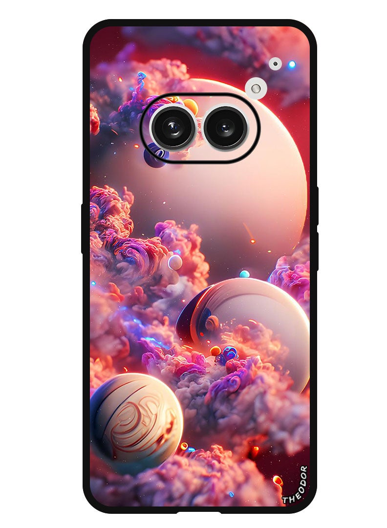 Theodor Protective Case Anti Scratch Shock Proof Bumper Cover For Nothing Phone (2a) Planets 2 - Image 1