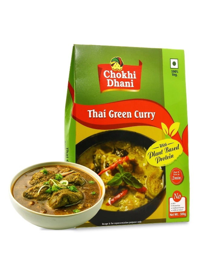 Chokhi Dhani Plant-Based Thai Green Curry 300 gm | Ready-to-Eat Indian Curry with Protein | Traditional Spices & Rich Gravy | High Protein Meal - Image 2
