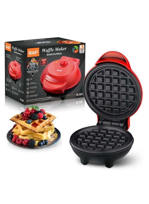 Mini Electric Waffle Maker for Hash Browns,French Toast,Grilled Cheese,Quesadilla,Brownies,Cookies