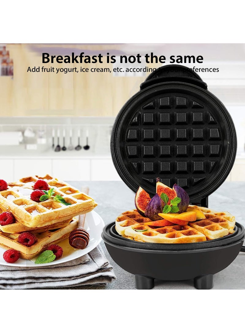Mini Electric Waffle Maker for Hash Browns,French Toast,Grilled Cheese,Quesadilla,Brownies,Cookies