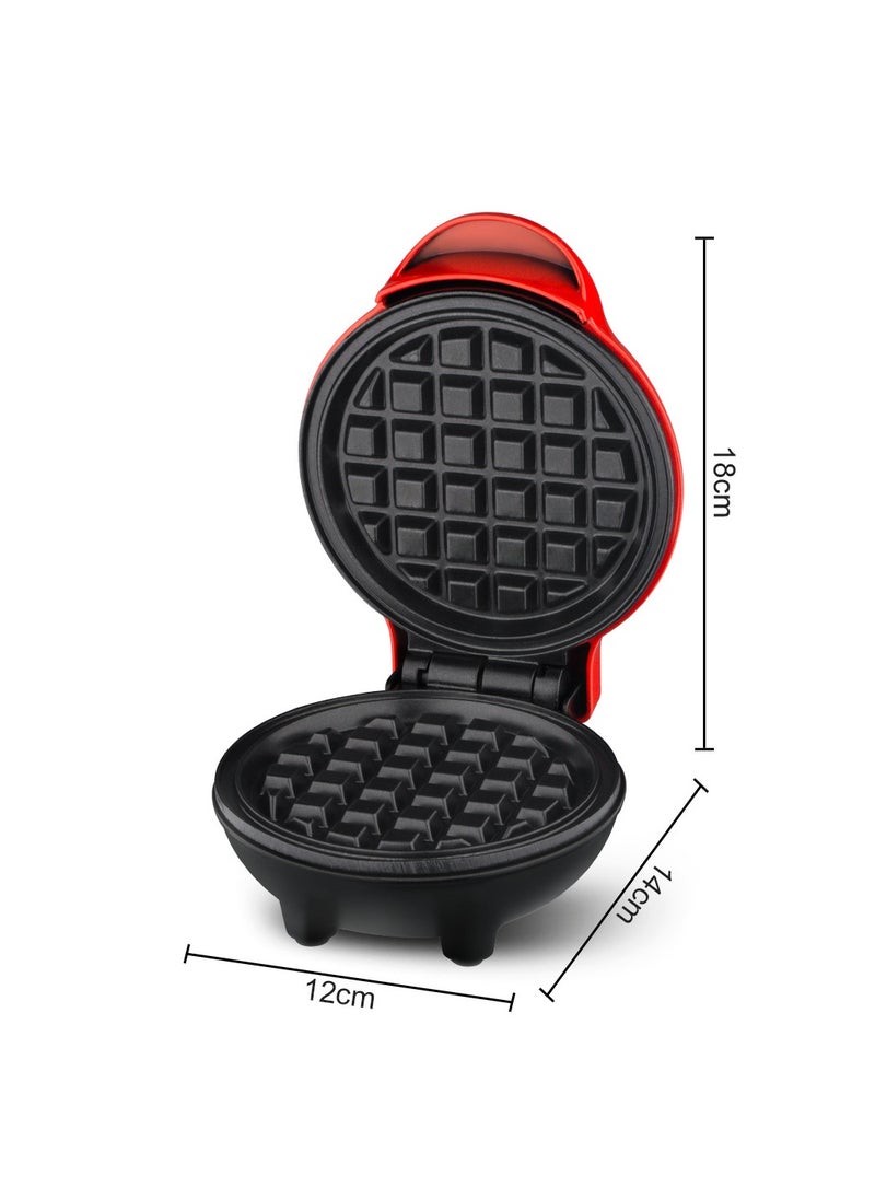 Mini Electric Waffle Maker for Hash Browns,French Toast,Grilled Cheese,Quesadilla,Brownies,Cookies
