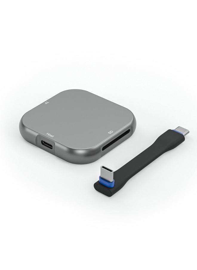 M.2 2230 NVme SSD Enclosure Magnetic Mobile Hard Disk Case With PD100W Fast Charge-Color:Round Magnetic Hard Drive Box + Pd Fast Charging
