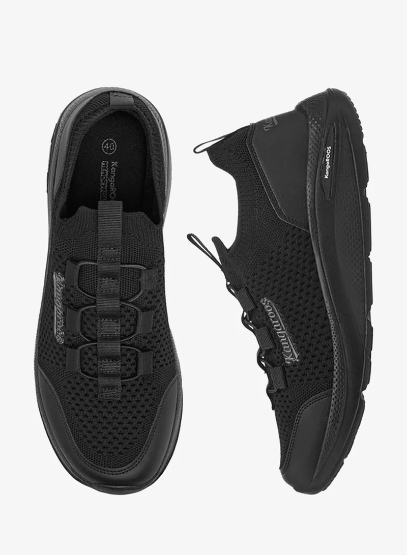 Kangaroos BLACK Women'S Drawstring Slip-On Sports Shoes With Pull Tab for Women | Best Price UAE