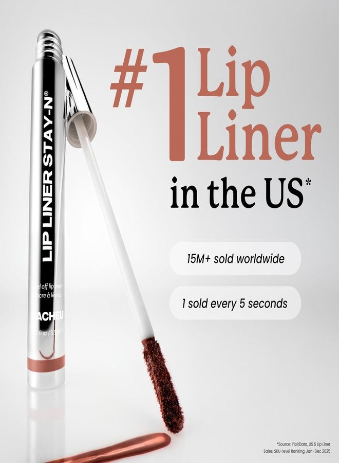 ساتيو محدد شفاه ساشيو STAY-N Peel Off Lip Stain - لون شفاه مقاوم للماء يدوم طويلاً مع حمض الهيالورونيك وفيتامين E - لمسة نهائية غير لامعة مقاومة للانتقال، نباتي وخالٍ من القسوة (p-INKED وأذن الأرنب) - Image 3