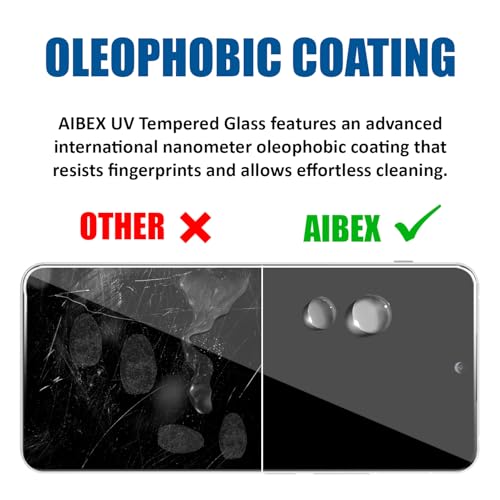 AIBEX UV Curved Tempered Glass for Motorola G85 5G| Full Screen Edge-to-Edge Protection | UV Glue & UV Light Included | 9H Hardness | Anti-Bubble | Scratch Resistant | HD Clarity - Image 3