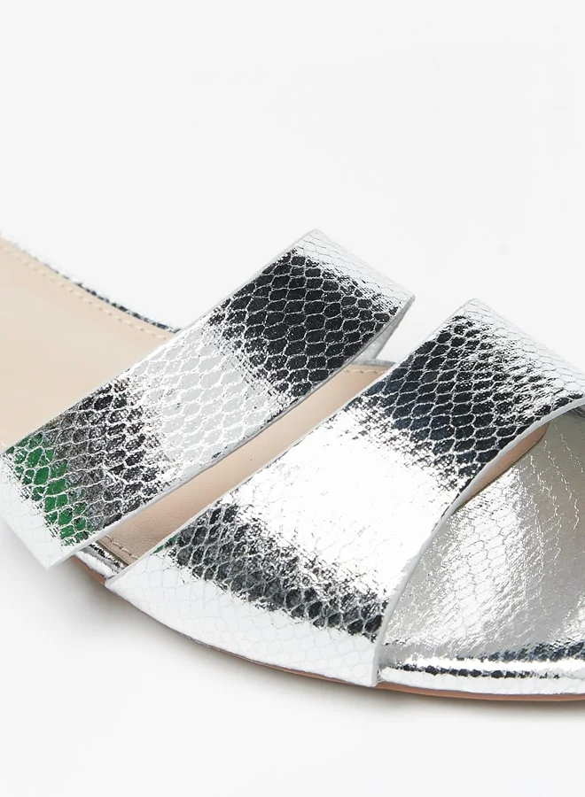 Flora Bella By Shoexpress Women's Textured Slip-On Flat Sandals