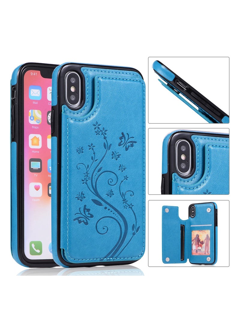 Loquat Suitable For iPhone Flip Butterfly Embossed Case - Image 1