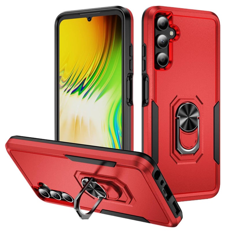غطاء واقي بTPU + PC لـ Samsung Galaxy A32 باللون أبيض بوظيفة حامل من مادة TPU مع مقاوم للصدمات وحماية من السقوط مع مقاوم للصدمات مع حامل قابل للطي عملي للاستخدام المتكرر خفيف الحمل - Image 3