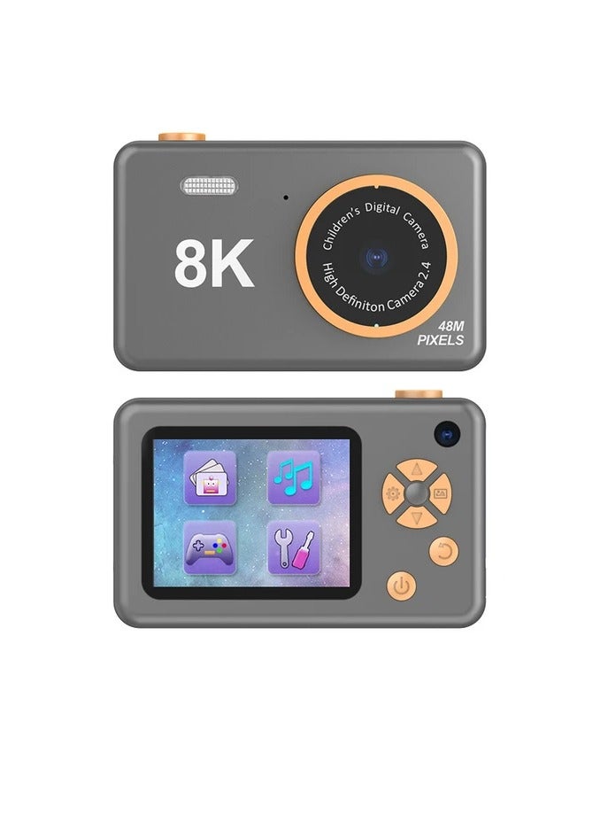 8K Portable Digital Children Camera HD Video Recoder Black