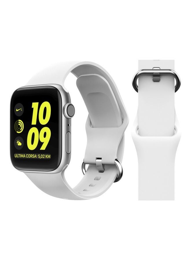 NIBEMINENT Replacement Band For Apple Watch Series 5/4/3/2/1 44/42 mm Stone Grey - Image 2
