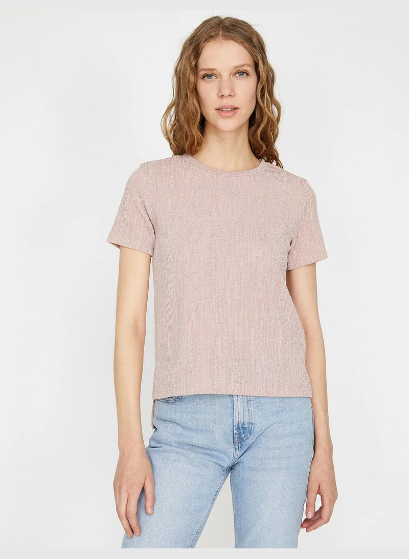 كوتون Crew Neck T-Shirt