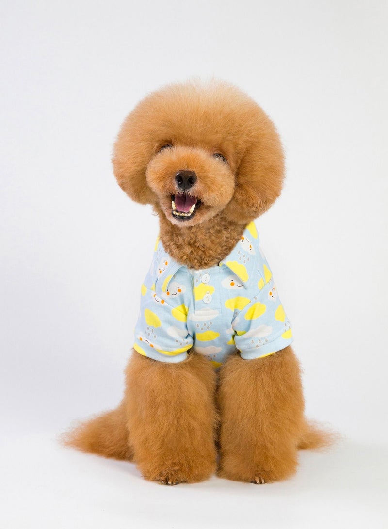 Loquat Casual dog T-shirt Green - Image 1