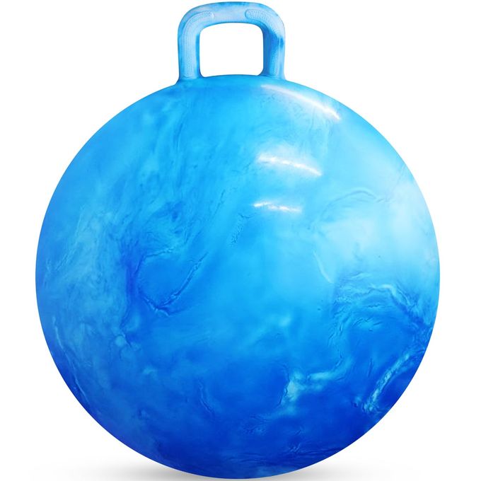 Bedwina Hopper Ball With Handle For Kids 20-inch (50cm) Bouncy Balls For Kids, Blue jumping ball for kids Kangaroo Hippity Hop Balls, Sit And Spin Bouncing Ball With Handle Bounce Ball For Kids With Hand Pump - Image 4