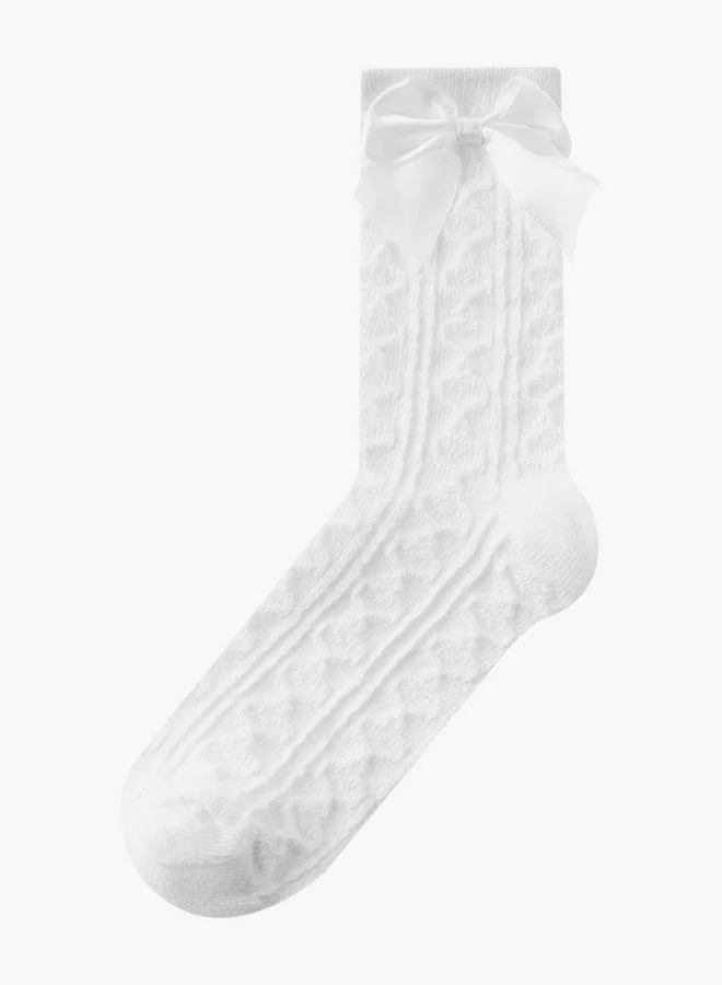 جونيورز Pack Of 5 Girls School Socks Crew Length