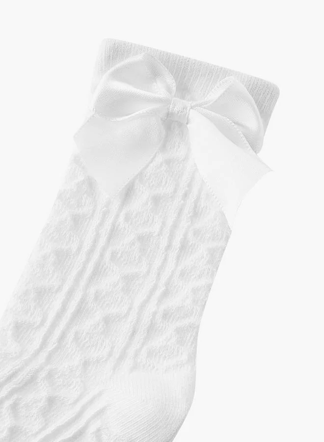 جونيورز Pack Of 5 Girls School Socks Crew Length
