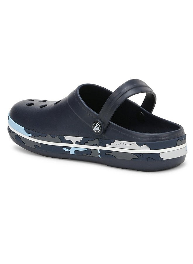 Aqualite Mens Navy Blue Clogs UK 9 - Image 4