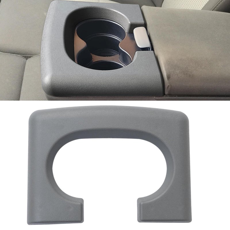 Jaronx Compatible with Ford F150 Cup Holder Pad Replacement 20042014 Bench Seat Center Console Cup Holder Armrest Pad Replacement Dark Grey