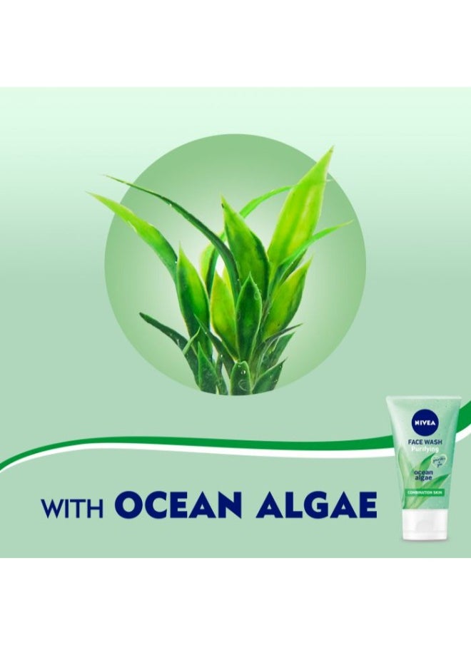 Nivea - Nivea Purifying Face wash With ocean Algae For Combination skin 150 Ml - Image 1