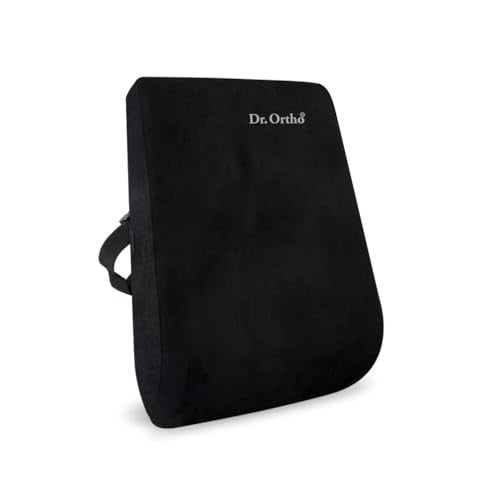 Dr. Ortho Dr.Ortho Premium Orthopaedic Backrest, Memory Foam Car Seat Back Support, Orthopedic Lumbar Support Back Rest for Back Pain Relief - Back Pillow for Sitting - Image 1