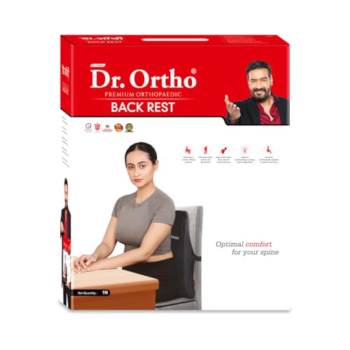 Dr. Ortho Dr.Ortho Premium Orthopaedic Backrest, Memory Foam Car Seat Back Support, Orthopedic Lumbar Support Back Rest for Back Pain Relief - Back Pillow for Sitting - Image 2