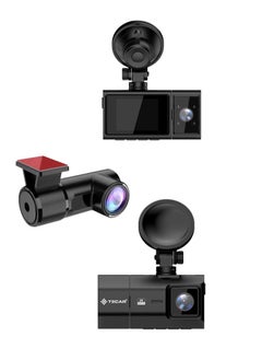 Dashcam TE-D5U/tecar Dashcam With 3 Cameras-2K