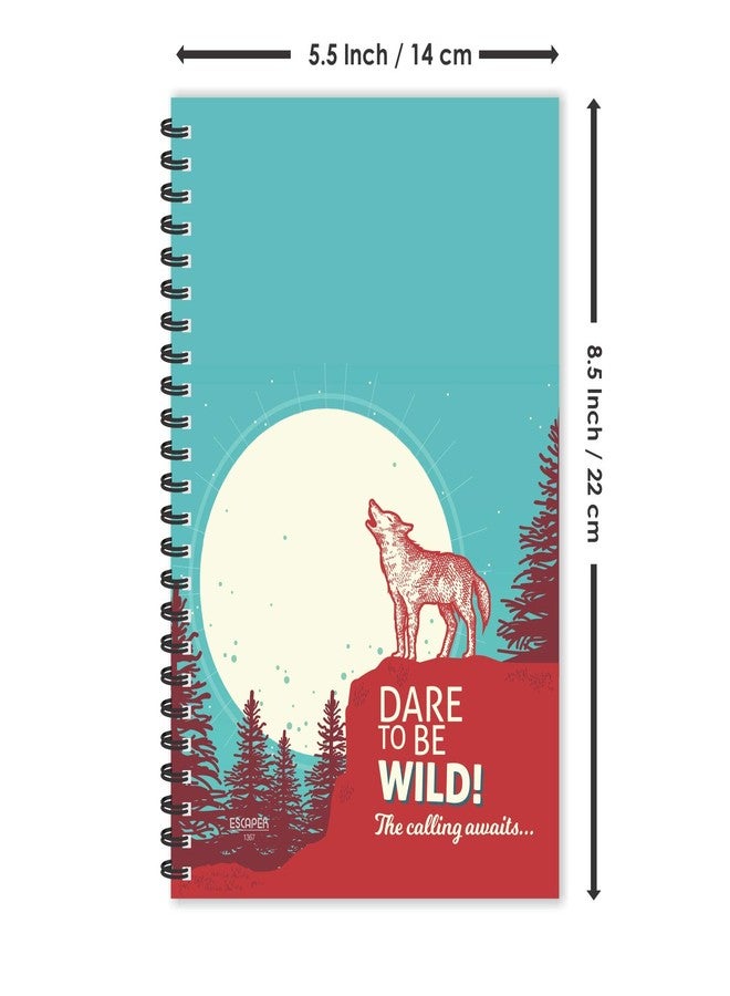 ESCAPER Dare to Be Wild Diary, Ruled - A5 Size - 8.5 x 5.5 inches Designer Motivational Diary, Animal Diary, Wild Diary, Diary Notepad, Diary for Office, Diary for Gift - Image 5