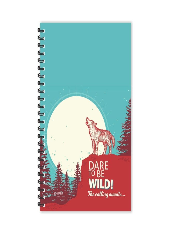 ESCAPER Dare to Be Wild Diary, Ruled - A5 Size - 8.5 x 5.5 inches Designer Motivational Diary, Animal Diary, Wild Diary, Diary Notepad, Diary for Office, Diary for Gift - Image 2