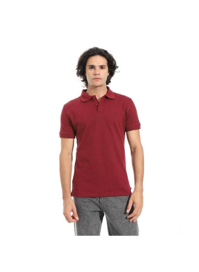 سيزار تيشرت بولو رجالي سادة بياقة - Image 2