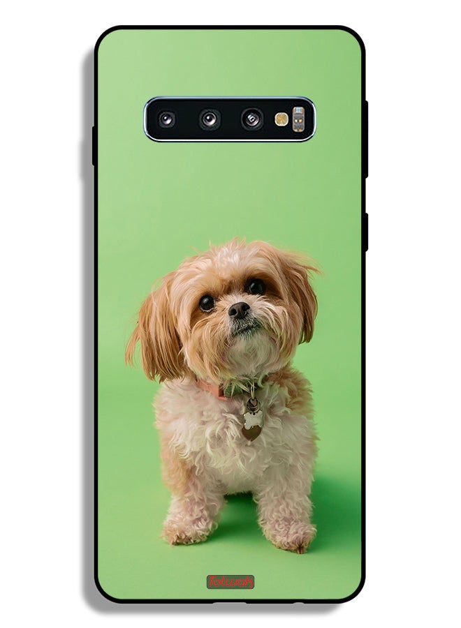 Tolwak Samsung Galaxy S10 Plus Protective Case Cover Cute Puppy - Image 2