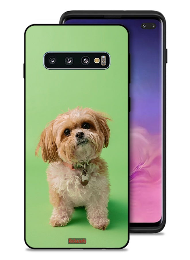 Tolwak Samsung Galaxy S10 Plus Protective Case Cover Cute Puppy - Image 1