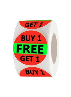 Remarkable Buy One Get One Sale Retail Pricing Labels/Stickers, 1.5 Inch Grocery Store Food Labels For Grocery Stores,Supermarkets,Delis,Bakeries,Convenience Stores (500Pcs)  - Image 1