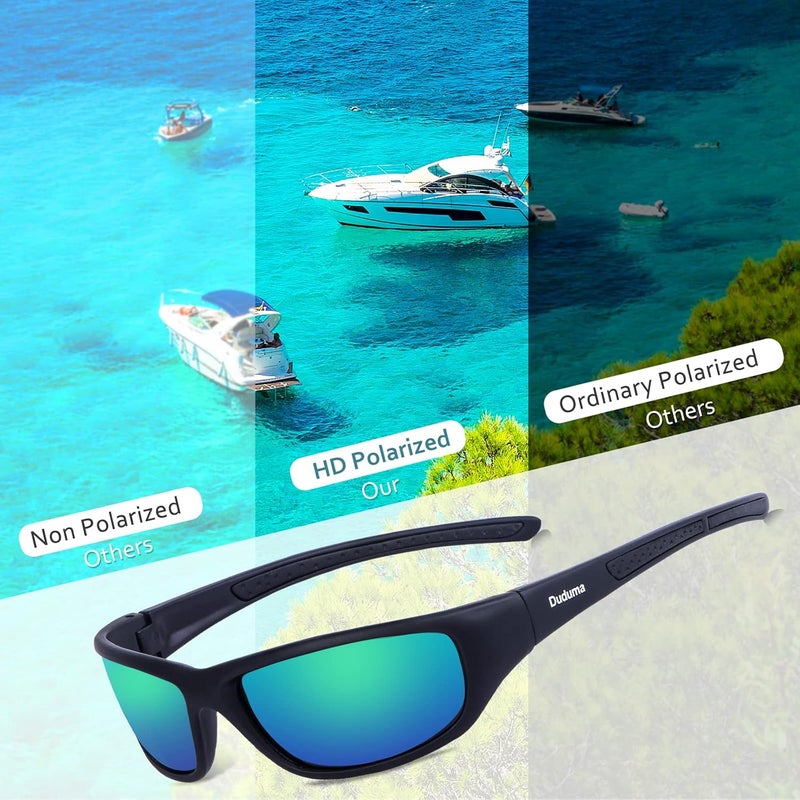 Duduma Sports Polarized Sunglasses for Men Women Baseball Cycling Golf Fishing Sun Glasses UV Blocking Tr8116 - Image 2