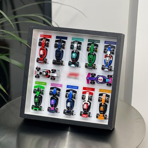 iLuane Display Wallboard for 66796 Holds 12 Cars on One Frame Adult Collectibles Wall Mount Home or Office Dcor Style A No Car Included - Image 1
