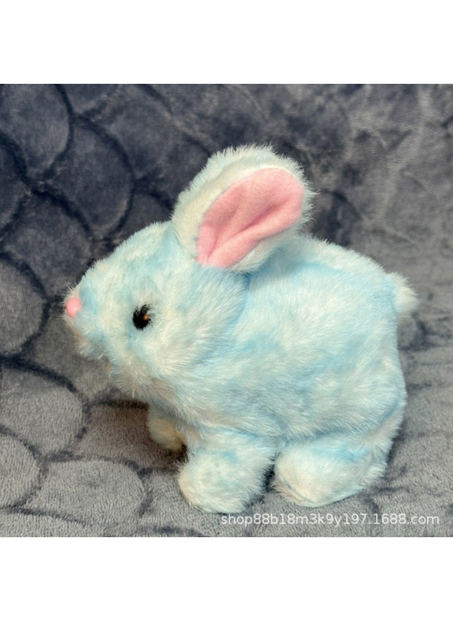Children's Electric Plush Toy Pet Bunny Can Scream And Run Little White Rabbit Girl Gift Year Of The Rabbit Toy Wholesale-Color:Long-haired Khaki Rabbit  - Image 5