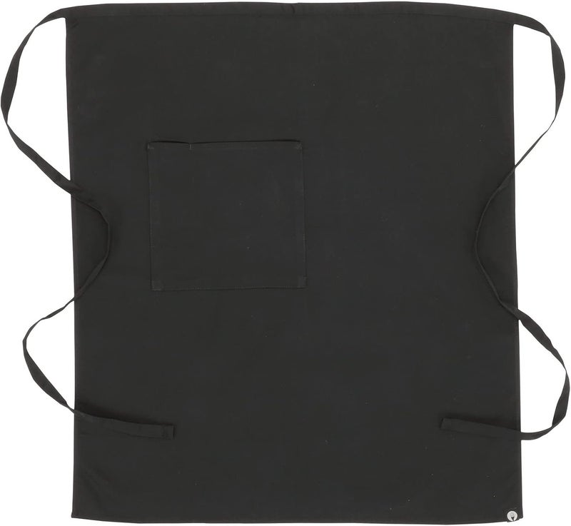 Chef Works Unisex Bistro Chef Apron, Black, One Size - Image 3