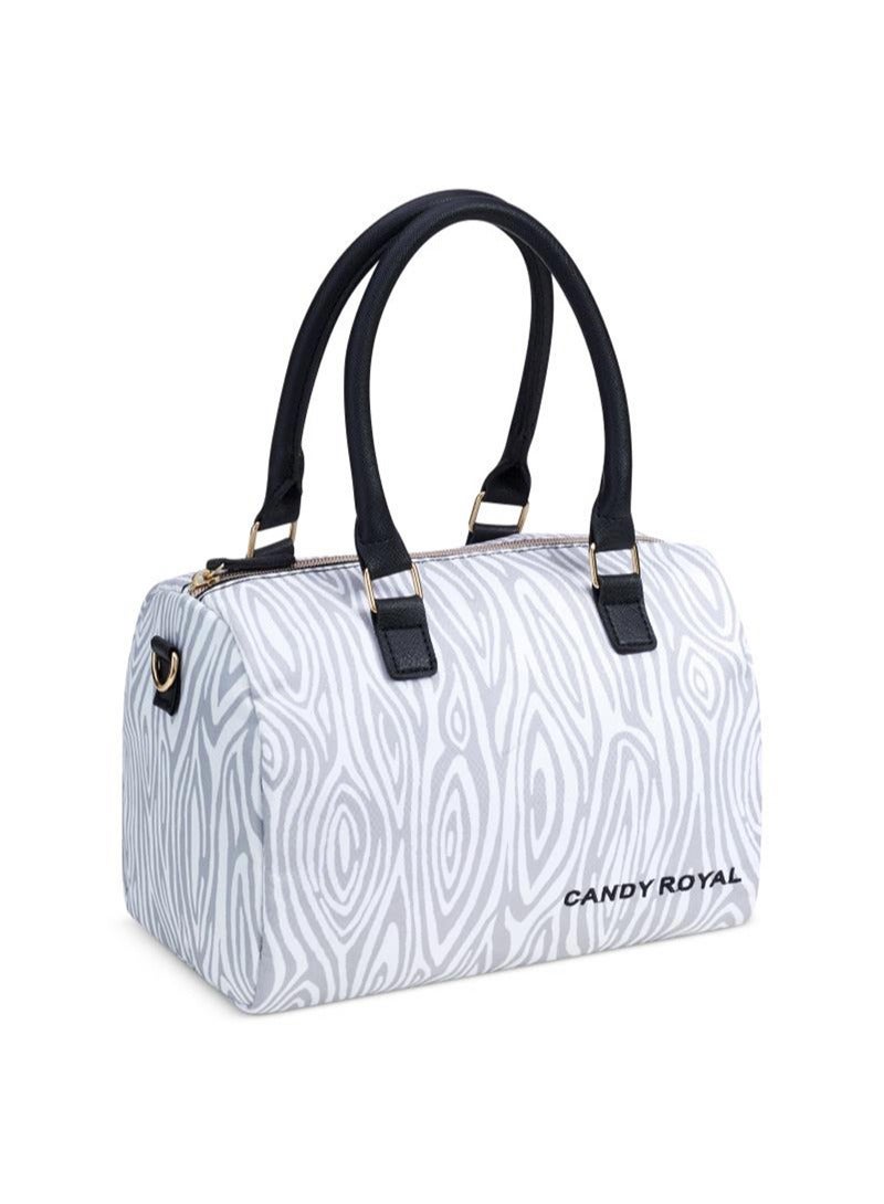 CANDY ROYAL Simple Handbag, Convenient Shoulder Bag, Makeup Storage Bag, Portable Shoulder Messenger Bag, Waterproof Surface 25*16*16cm  - Image 1