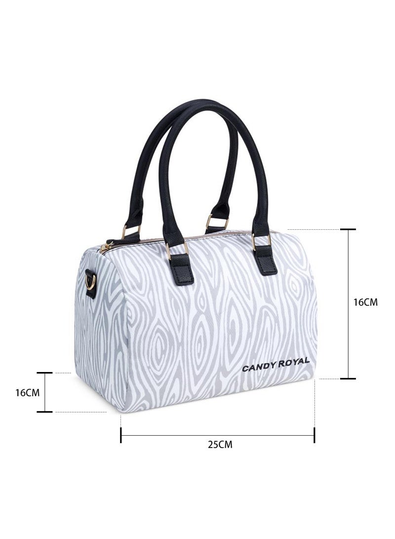 CANDY ROYAL Simple Handbag, Convenient Shoulder Bag, Makeup Storage Bag, Portable Shoulder Messenger Bag, Waterproof Surface 25*16*16cm  - Image 2