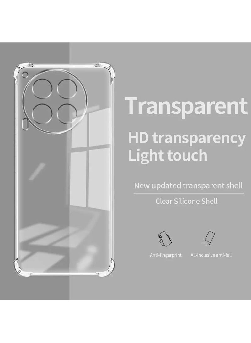 general Clear Case Compatible with Tecno Camon 30 5G/4G, Slim Fit TPU Transparent Soft Back Cover with 4 Corner Shockproof Airbag and Camera Lens Protection - Image 2