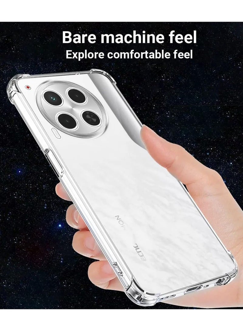 general Clear Case Compatible with Tecno Camon 30 5G/4G, Slim Fit TPU Transparent Soft Back Cover with 4 Corner Shockproof Airbag and Camera Lens Protection - Image 5