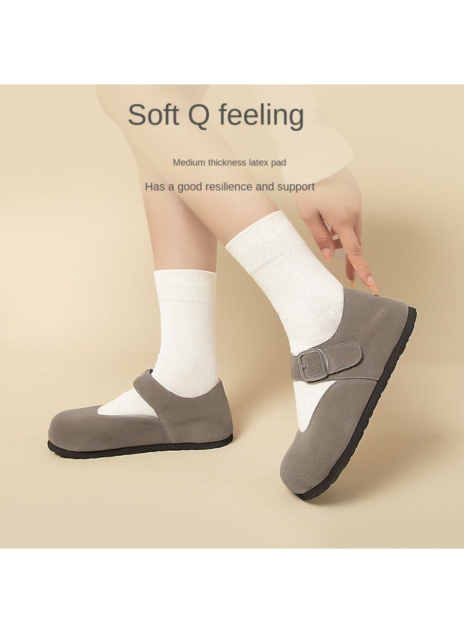 Comely أحذية ماري جان النسائية من بيركنستوك بأسلوب مايارد، أحذية كاجوال ربيعية، أحذية مسطحة متعددة الاستخدامات - Image 3