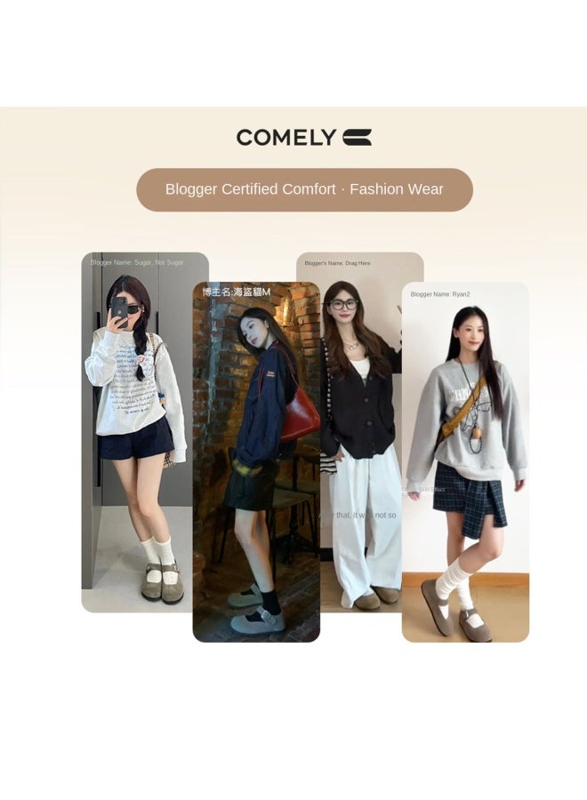 Comely أحذية ماري جان النسائية من بيركنستوك بأسلوب مايارد، أحذية كاجوال ربيعية، أحذية مسطحة متعددة الاستخدامات - Image 5